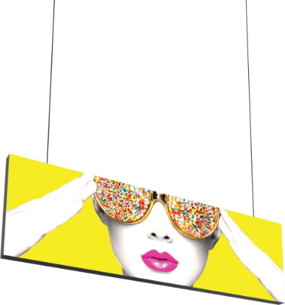 Picture of Vector Frame Hanging Light Box 10ft x 3ft