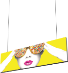 Picture of Vector Frame Hanging Light Box 10ft x 3ft