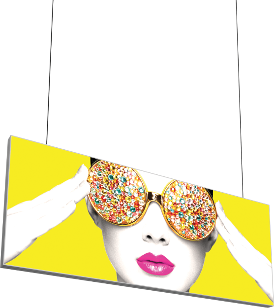 Picture of Vector Frame Hanging Light Box 10ft x 4ft