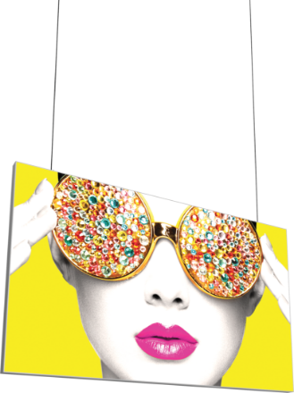 Picture of Vector Frame Hanging Light Box 10ft x 6ft