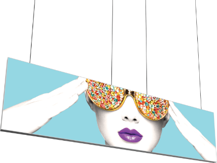 Picture of Vector Frame Hanging Light Box 15ft x 4ft