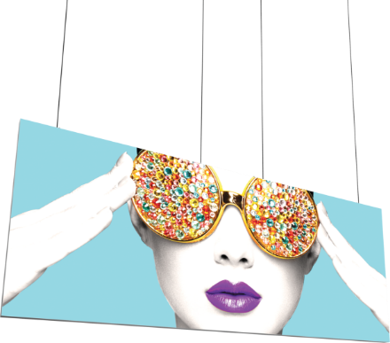 Picture of Vector Frame Hanging Light Box 15ft x 6ft