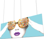 Picture of Vector Frame Hanging Light Box 15ft x 6ft