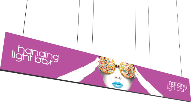 Picture of Vector Frame Hanging Light Box 20ft x 3ft