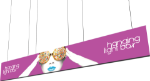 Picture of Vector Frame Hanging Light Box 20ft x 3ft
