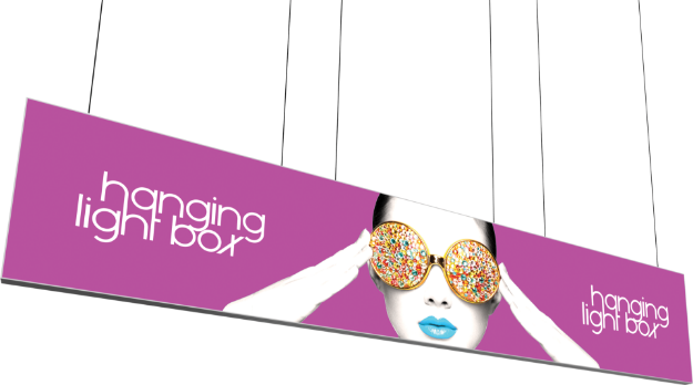 Picture of Vector Frame Hanging Light Box 20ft x 4ft