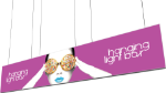 Picture of Vector Frame Hanging Light Box 20ft x 4ft
