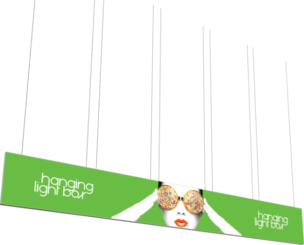 Picture of Vector Frame Hanging Light Box 30ft x 4ft