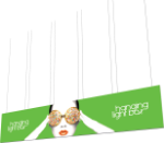 Picture of Vector Frame Hanging Light Box 30ft x 6ft