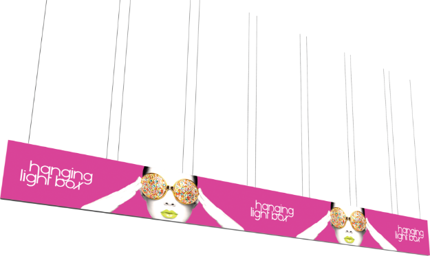 Picture of Vector Frame Hanging Light Box 40ft x 4ft