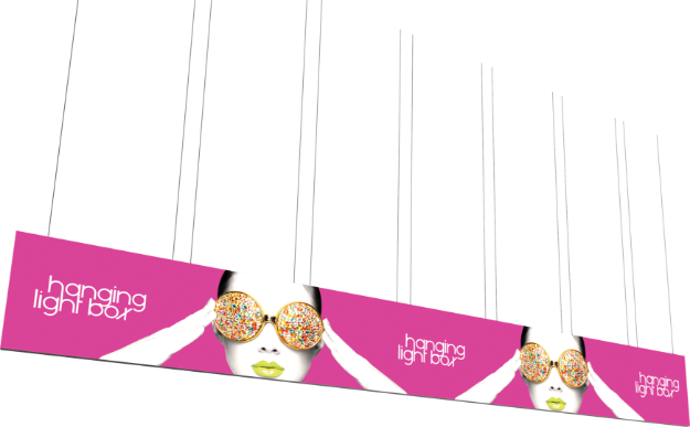Picture of Vector Frame Hanging Light Box 40ft x 5ft