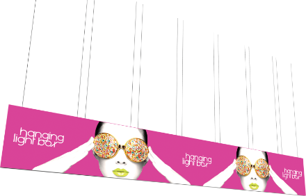 Picture of Vector Frame Hanging Light Box 40ft x 6ft