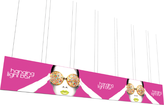 Picture of Vector Frame Hanging Light Box 40ft x 6ft