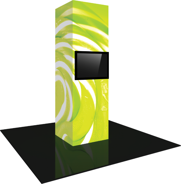 Picture of Vector Frame Modular Backlit Monitor Tower 03 (3' x 10')