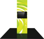 Picture of Vector Frame Modular Backlit Monitor Tower 03 (3' x 10')