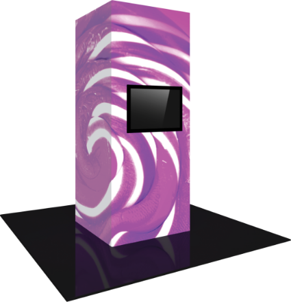 Picture of Vector Frame Modular Backlit Monitor Tower 04 (4' x 10')