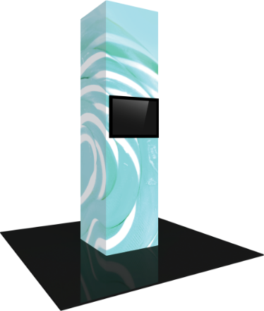 Picture of Vector Frame Modular Backlit Monitor Tower 05 (3' x 12')