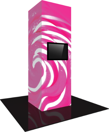 Picture of Vector Frame Modular Backlit Monitor Tower 06 (4' x 12')