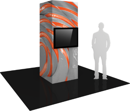 Picture of Vector Frame Modular Monitor Tower 01 (3' x 8')