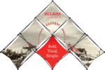 Picture of Xclaim 10ft 6 Quad Pyramid Fabric Popup Display Kit 01