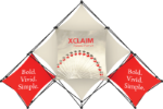 Picture of Xclaim 10ft 6 Quad Pyramid Fabric Popup Display Kit 02