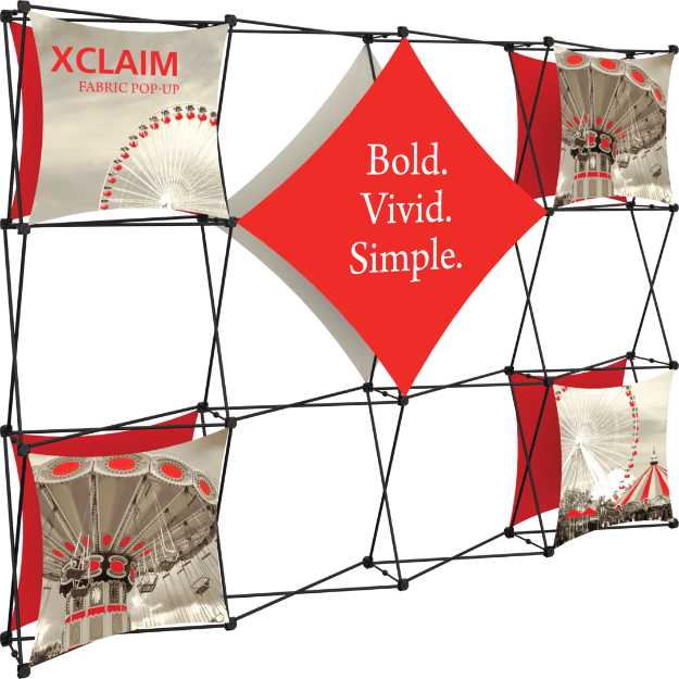 Picture of Xclaim 10ft Fabric Popup Display Kit 02