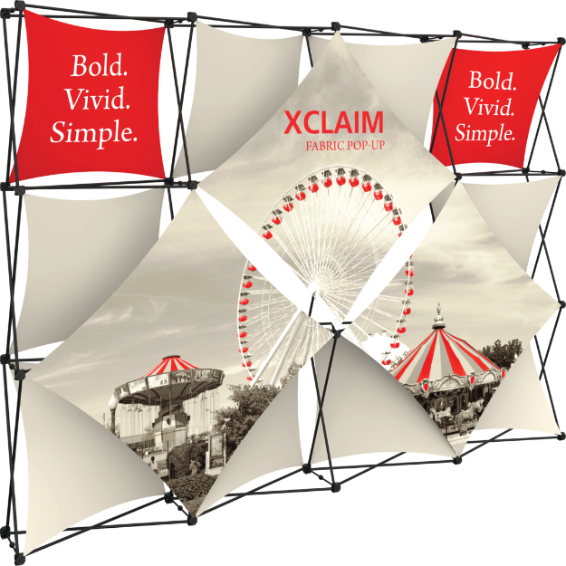 Picture of Xclaim 10ft Fabric Popup Display Kit 05