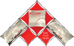 Picture of Xclaim 14ft 10 Quad Pyramid Fabric Popup Display Kit 01