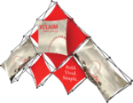 Picture of Xclaim 14ft 10 Quad Pyramid Fabric Popup Display Kit 01