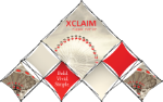 Picture of Xclaim 14ft 10 Quad Pyramid Fabric Popup Display Kit 03