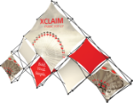 Picture of Xclaim 14ft 10 Quad Pyramid Fabric Popup Display Kit 03