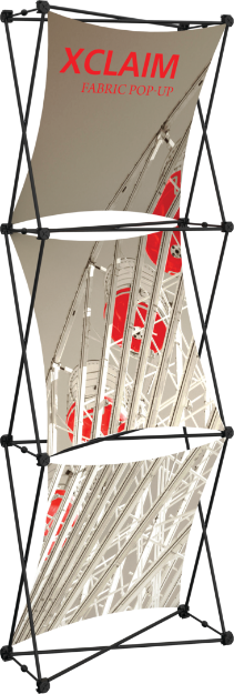 Picture of Xclaim 2.5ft Fabric Popup Display Kit 01