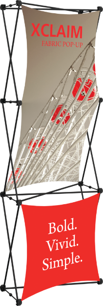 Picture of Xclaim 2.5ft Fabric Popup Display Kit 02
