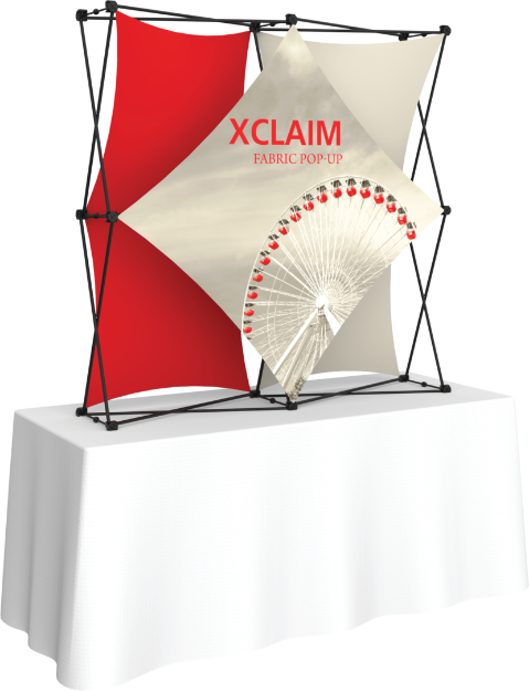 Picture of Xclaim 5ft Tabletop Fabric Popup Display Kit 02