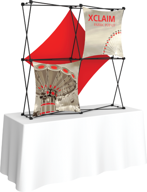Picture of Xclaim 5ft Tabletop Fabric Popup Display Kit 03