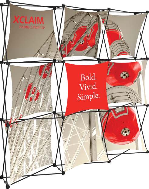 Picture of Xclaim 8ft Fabric Popup Display Kit 01