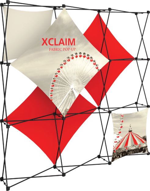 Picture of Xclaim 8ft Fabric Popup Display Kit 02