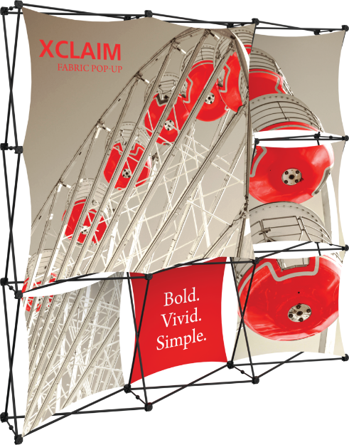 Picture of Xclaim 8ft Fabric Popup Display Kit 03