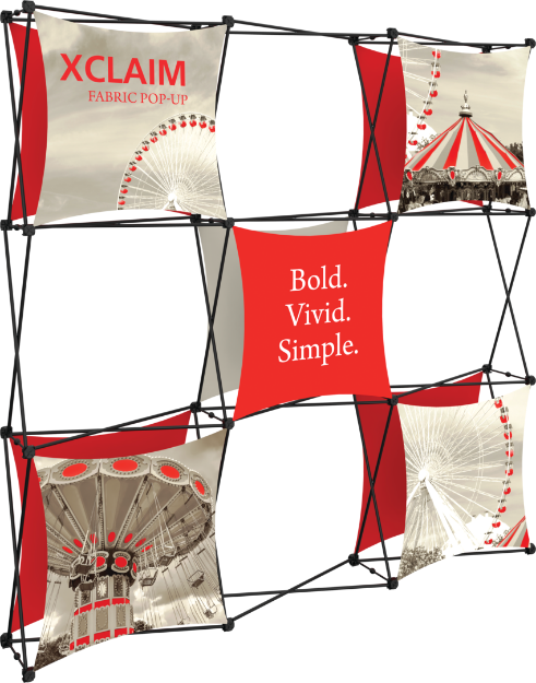 Picture of Xclaim 8ft Fabric Popup Display Kit 04