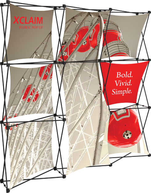 Picture of Xclaim 8ft Fabric Popup Display Kit 05